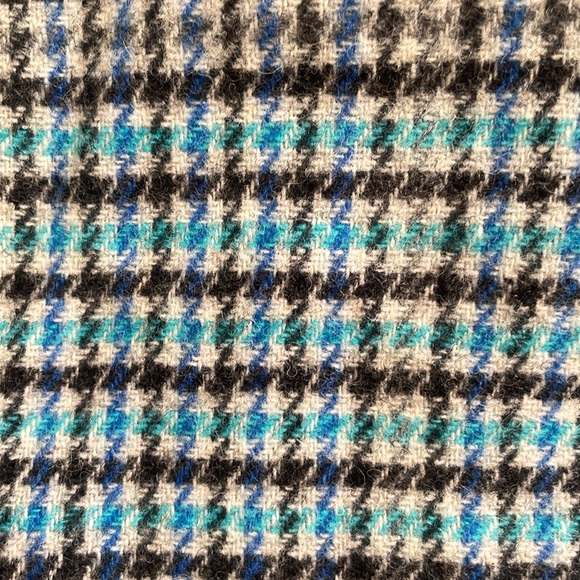 Talbots Petites blue houndstooth skirt with pockets - Picture 9 of 10